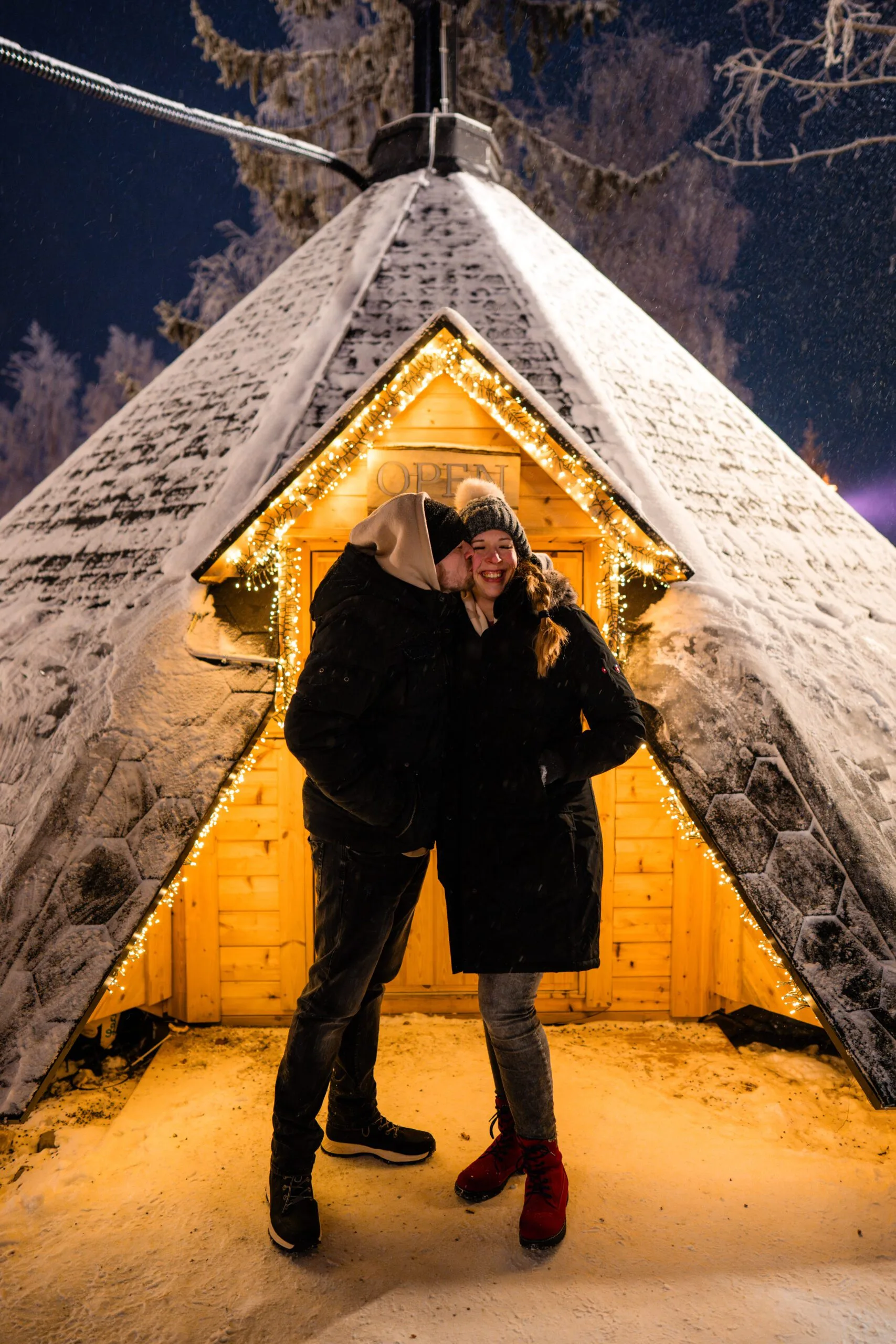 Flittern am Polarkreis mit -25°C