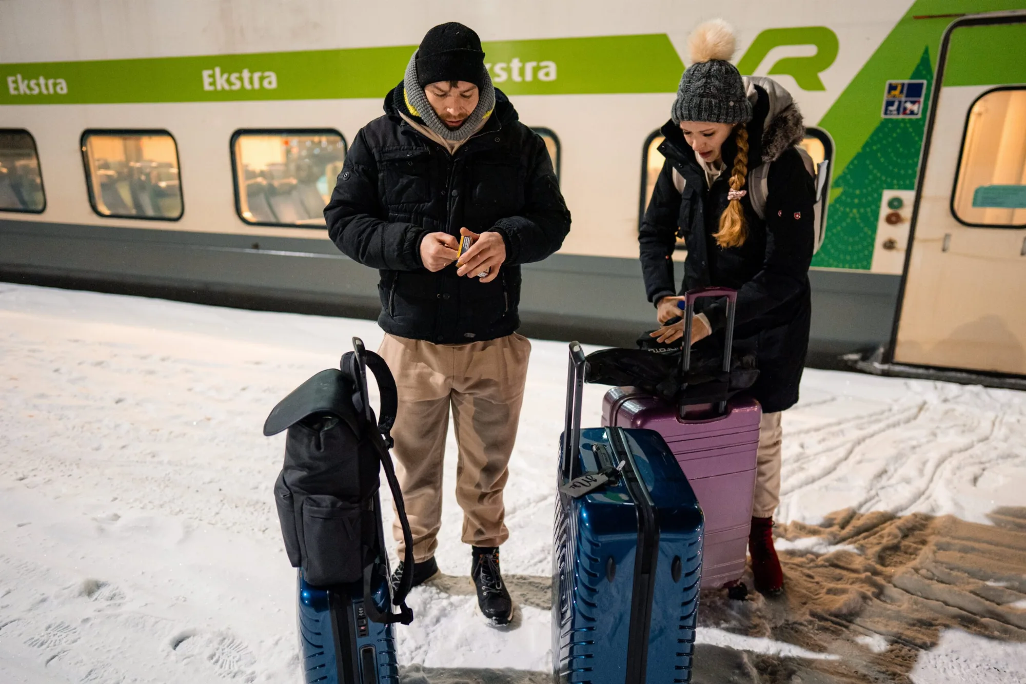 Flittern am Polarkreis mit -25°C