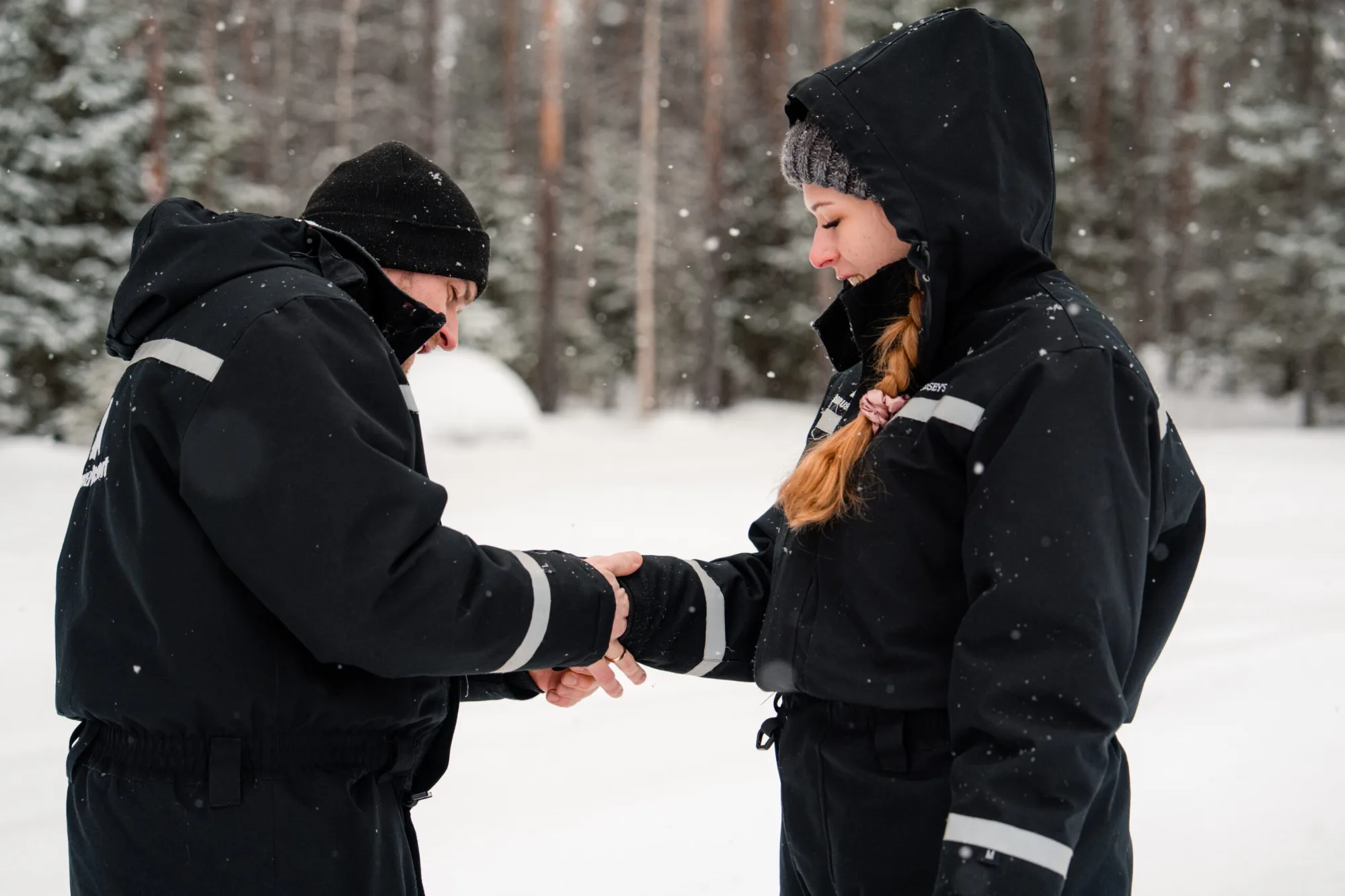 Flittern am Polarkreis mit -25°C