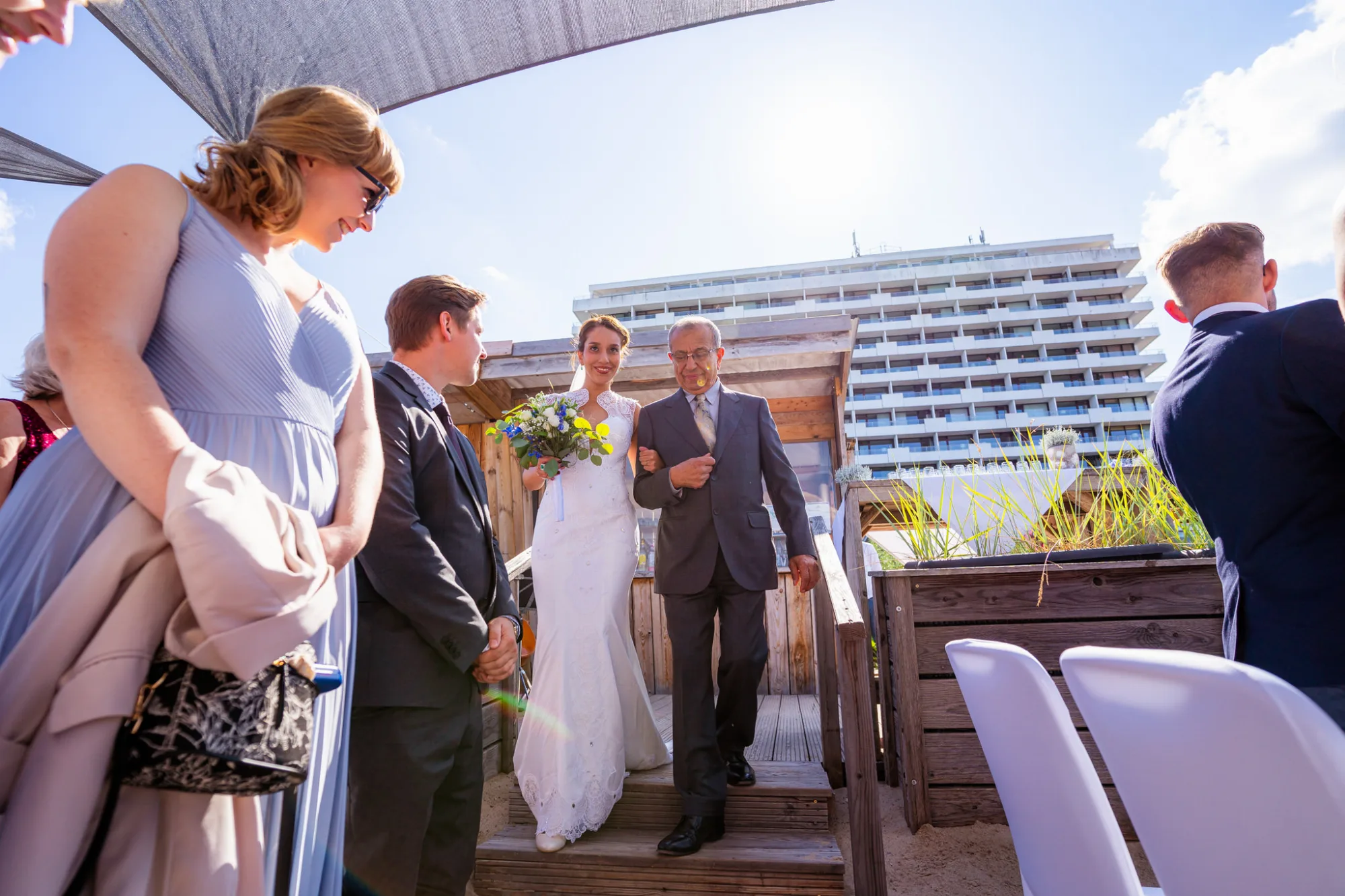 Eine wundervolle Strandhochzeit in Timmendorf