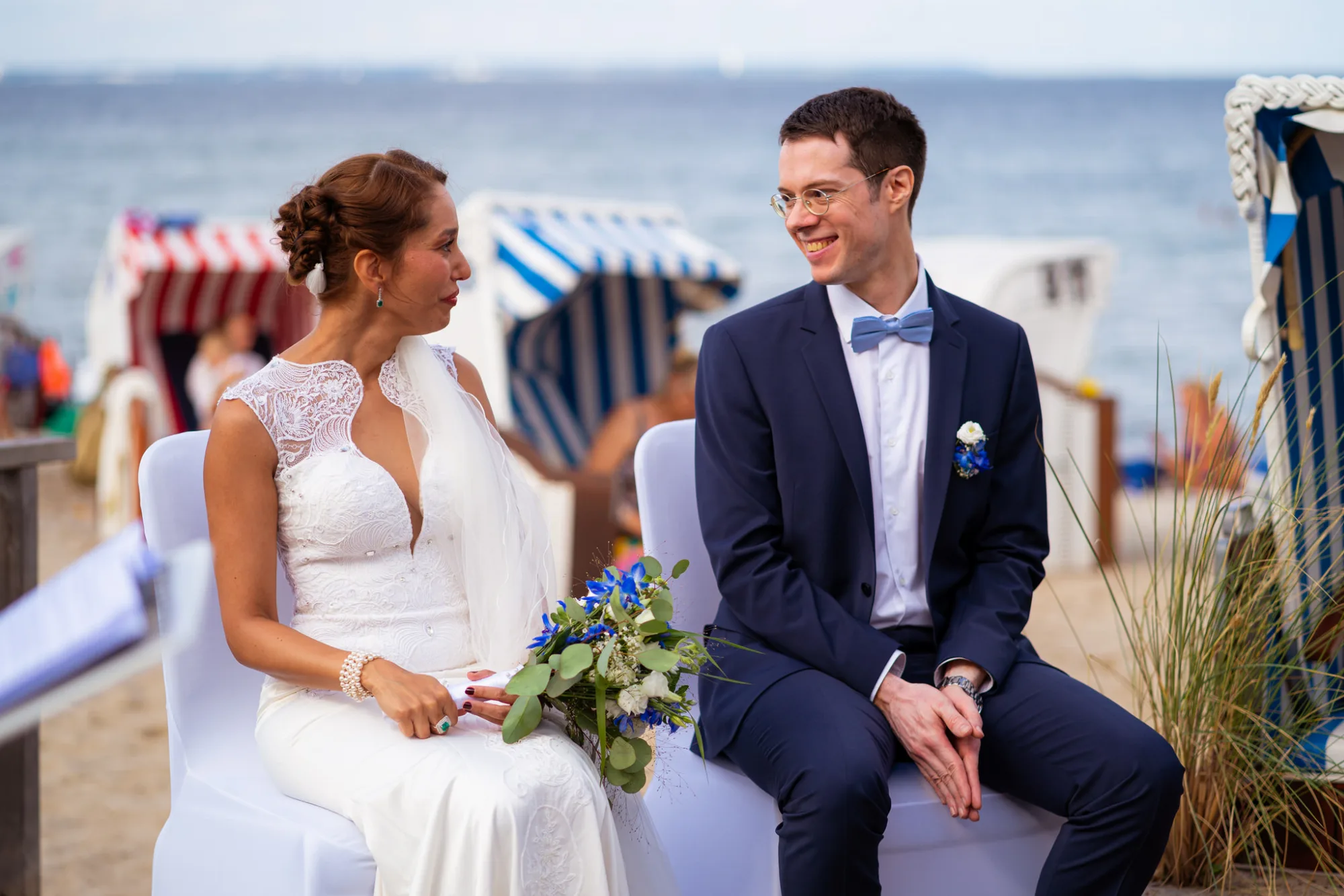 Eine wundervolle Strandhochzeit in Timmendorf