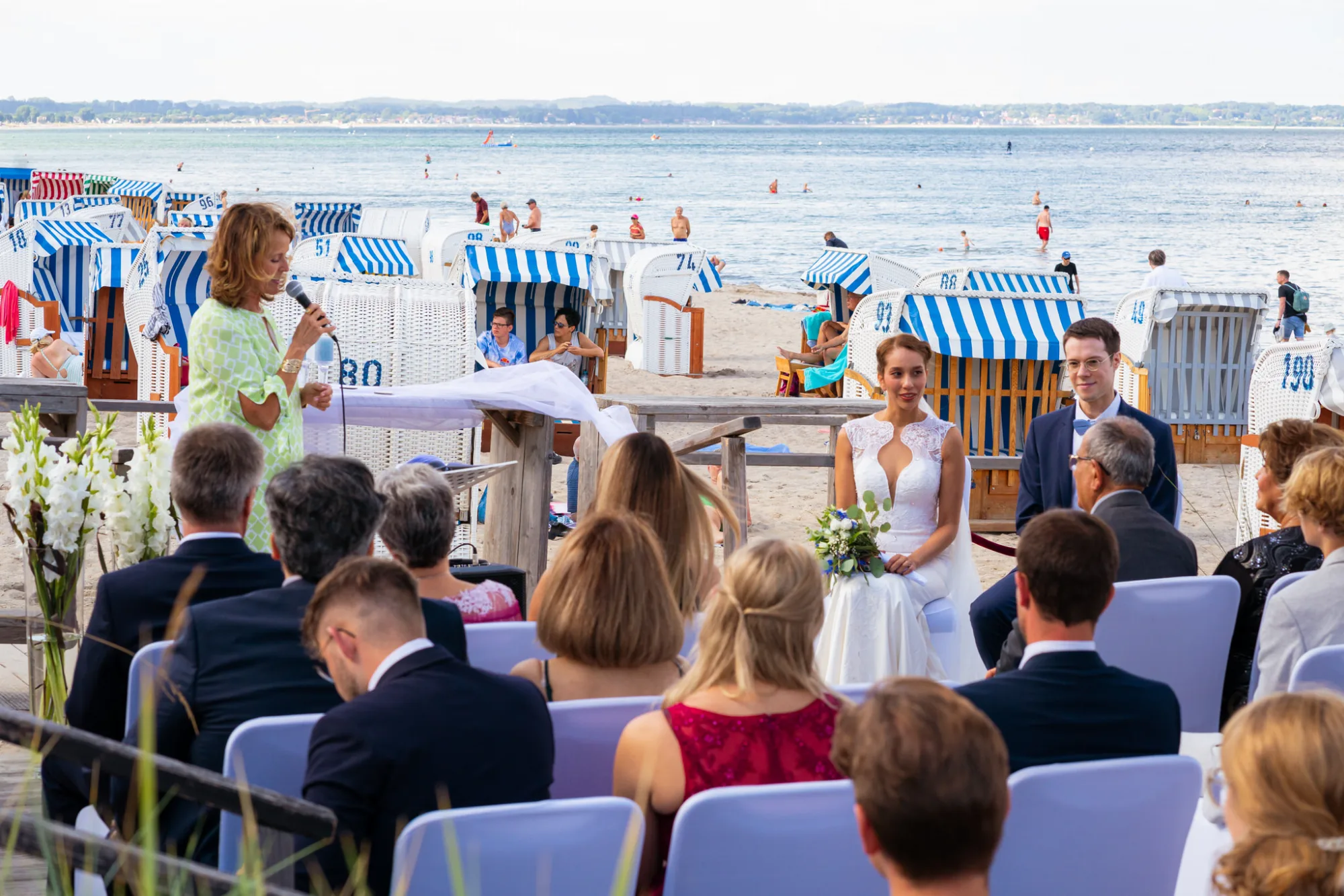 Eine wundervolle Strandhochzeit in Timmendorf