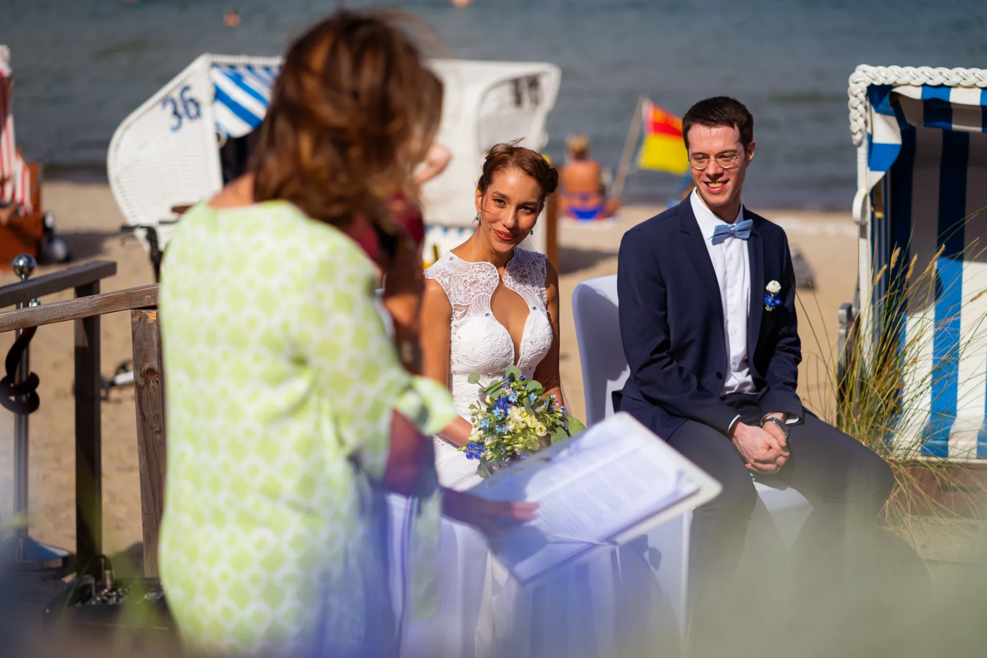 Eine wundervolle Strandhochzeit in Timmendorf